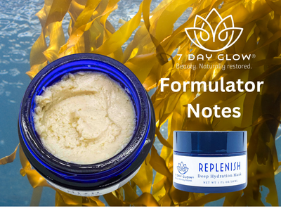 Replenish Deep Hydration Mask: Formulator Notes on 7 Day Glow's newest launch.